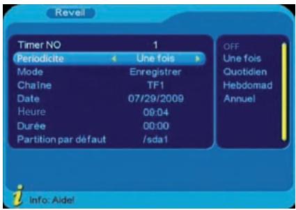 VISIONIC VNT 400 - b) Enregistrement programme (Timer) - 2