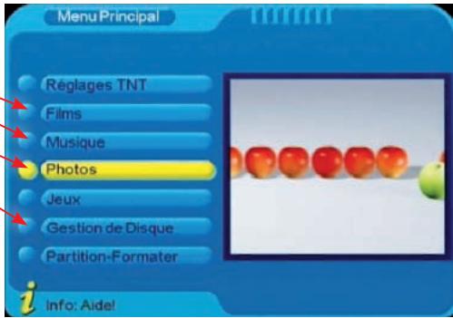 VISIONIC VNT 400 - Insertion d'un périphérique de stockage (clé USB, disque dur externe...) - 2