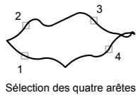 AUTODESK AUTOCAD 2006 - Création d'un maillage représentant une surface interpolée définie par les arêtes - 1