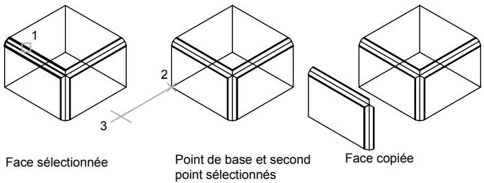 AUTODESK AUTOCAD 2006 - Pour copier une face de solide - 1
