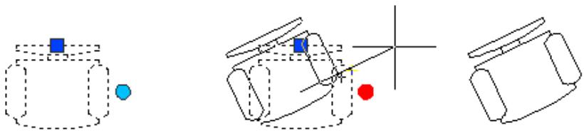 AUTODESK AUTOCAD 2006 - Définition du type de point de base pour une action de rotation - 2