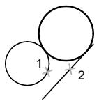 AUTODESK AUTOCAD 2006 - Création d'un cercle tangent à d'autres objets - 2