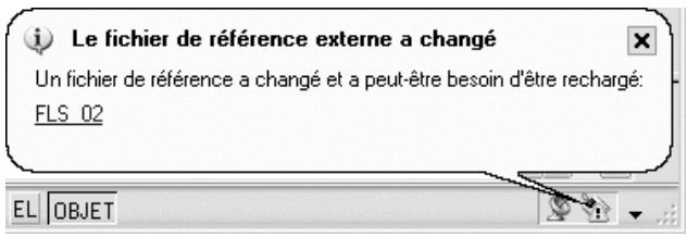 AUTODESK AUTOCAD 2006 - Notification de références modifiées - 1