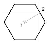 AUTODESK AUTOCAD 2006 - Pour dessiner un polygone circumscribed - 1