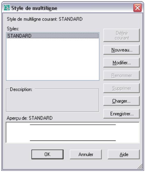 AUTODESK AUTOCAD 2006 - Pour définir un style de multiligne - 1
