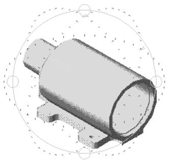 AUTODESK AUTOCAD 2006 - Utilisation des aides de repérage visuel dans la vue orbite 3D - 1