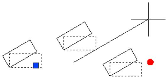 AUTODESK AUTOCAD 2006 - Définition du type de point de base pour une action de rotation - 3