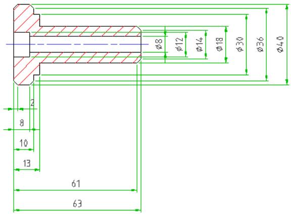 AUTODESK AUTOCAD MECHANICAL 2004 - Pour coter un arbre - 4