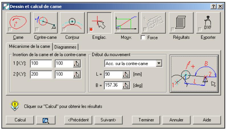 AUTODESK AUTOCAD MECHANICAL 2004 - Pour lancer la conception et le calcul de lacame - 8