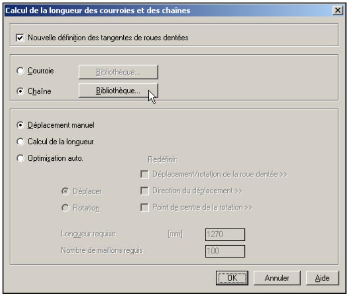 AUTODESK AUTOCAD MECHANICAL 2004 - Pour effectuer le calcul d'une longueur de chaîne - 2