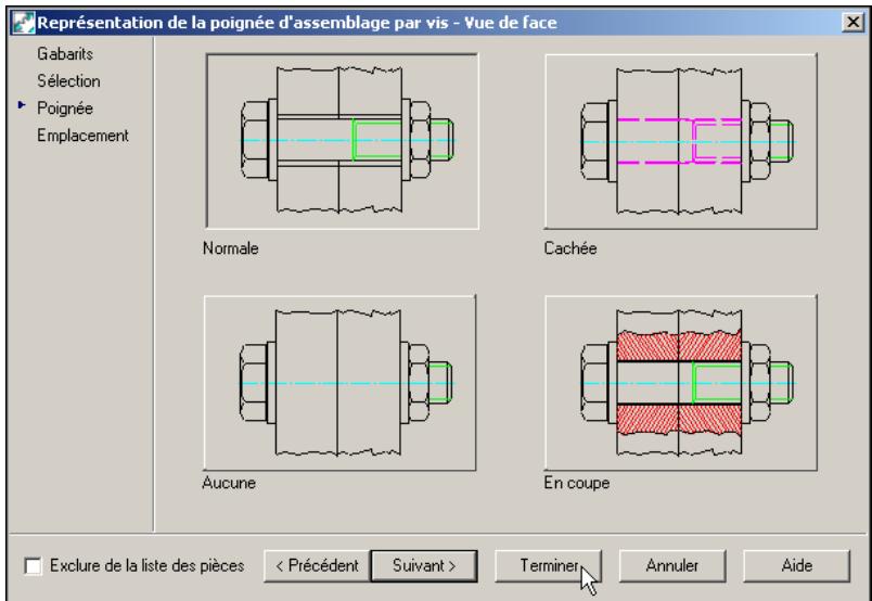 AUTODESK AUTOCAD MECHANICAL 2004 - Pour insérer un assemblage par vis - 6