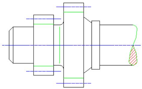 AUTODESK AUTOCAD MECHANICAL 2004 - Pour modifier et insérer une coupe d'arbre - 4