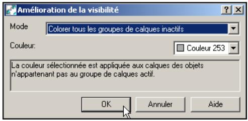 AUTODESK AUTOCAD MECHANICAL 2004 - Pour copier des objets d'un groupe de calques - 3