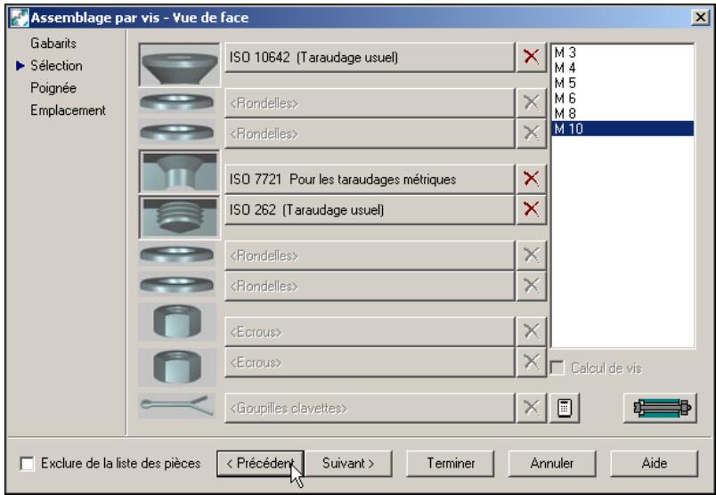 AUTODESK AUTOCAD MECHANICAL 2004 - Pour creer un gabarit de vis - 5