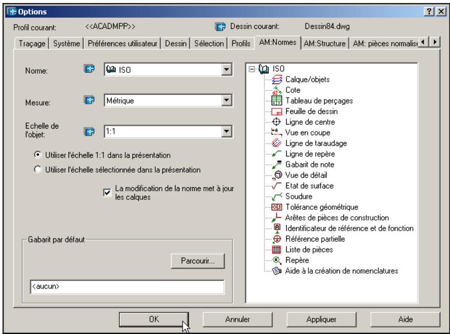 AUTODESK AUTOCAD MECHANICAL 2004 - Pour définiir les options Mechanical - 1