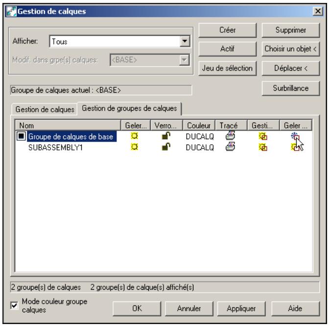 AUTODESK AUTOCAD MECHANICAL 2004 - Activez l'option Gestion de calques. - 2