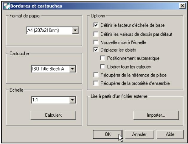 AUTODESK AUTOCAD MECHANICAL 2004 - Pour insérer un cadre de dessin - 2