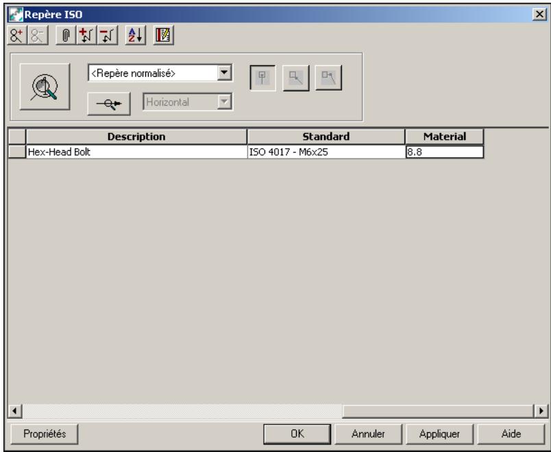 AUTODESK AUTOCAD MECHANICAL 2004 - Pour modifier les informations de liste de pieces - 3
