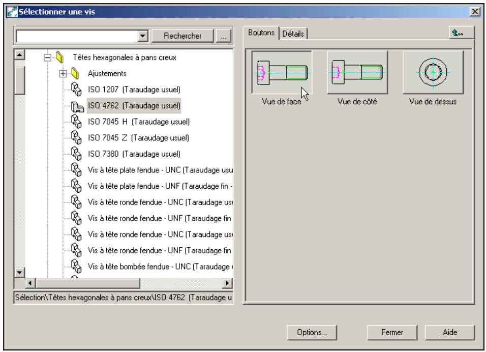 AUTODESK AUTOCAD MECHANICAL 2004 - Pour insérer un assemblage par vis - 4