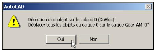 AUTODESK AUTOCAD MECHANICAL 2004 - Pour déplacer un bloc vers un groupe de calques - 5