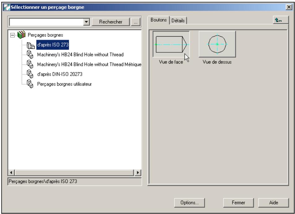 AUTODESK AUTOCAD MECHANICAL 2004 - Pour insérer un perçage - 2