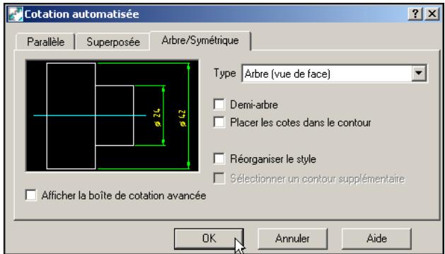 AUTODESK AUTOCAD MECHANICAL 2004 - Pour coter un arbre - 2