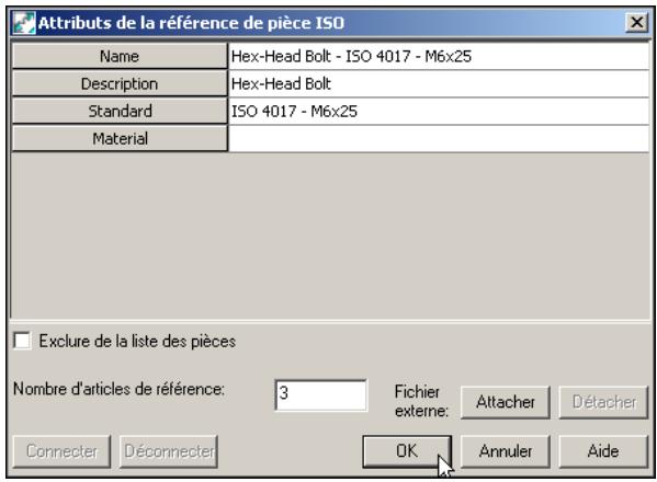 AUTODESK AUTOCAD MECHANICAL 2004 - Pour modifier une reférence de piece - 3