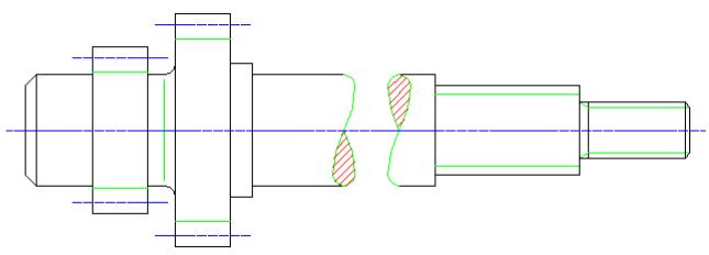 AUTODESK AUTOCAD MECHANICAL 2004 - Pour insérer un taraudage sur un arbre - 3