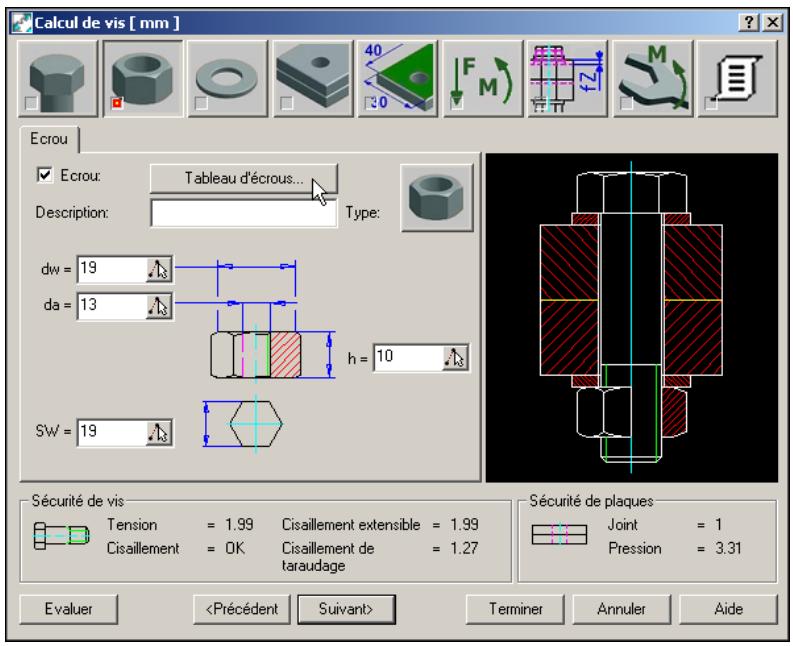 AUTODESK AUTOCAD MECHANICAL 2004 - Pour spécifier un écrou - 1