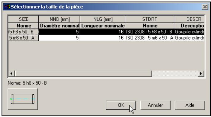 AUTODESK AUTOCAD MECHANICAL 2004 - Pour insérer une goupille - 5