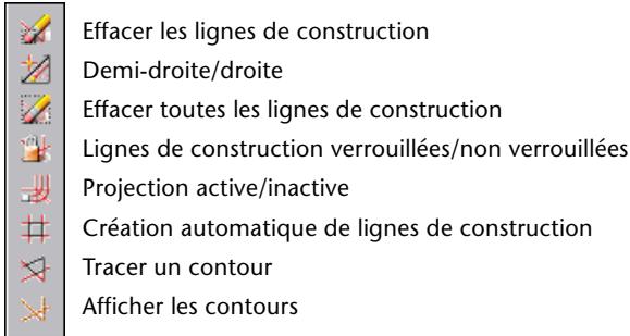 AUTODESK AUTOCAD MECHANICAL 2004 - Barre d'outils Dessin - Plan - Edition de construction - 1