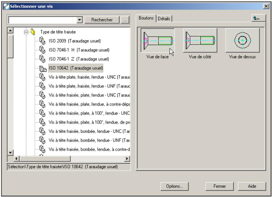 AUTODESK AUTOCAD MECHANICAL 2004 - Pour creer un gabarit de vis - 4