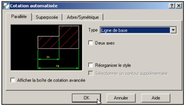 AUTODESK AUTOCAD MECHANICAL 2004 - Pour coter un contour automatiquement - 2