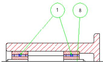 AUTODESK AUTOCAD MECHANICAL 2004 - Pour ajouter une ligne de repère supplémentaire - 1