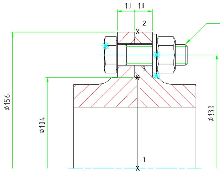 AUTODESK AUTOCAD MECHANICAL 2004 - Pour spécifique la zone de contact - 3