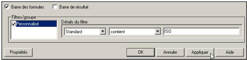 AUTODESK AUTOCAD MECHANICAL 2004 - Pour utiliser des filtres dans une liste de pieces - 3