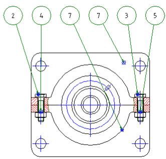 AUTODESK AUTOCAD MECHANICAL 2004 - Pour réorganiser les repères - 4