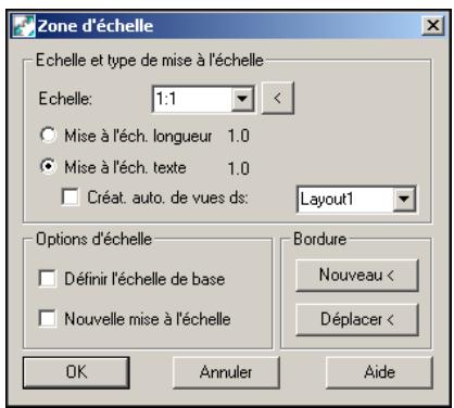 AUTODESK AUTOCAD MECHANICAL 2004 - Pour creer une zone d'échelle - 3