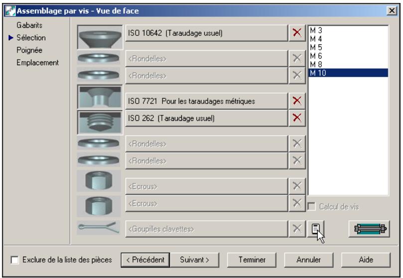 AUTODESK AUTOCAD MECHANICAL 2004 - Pour creer un gabarit de vis - 7