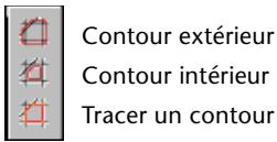 AUTODESK AUTOCAD MECHANICAL 2004 - Barre d'outils Dessin - Dessiner - Recherche de contour - 1
