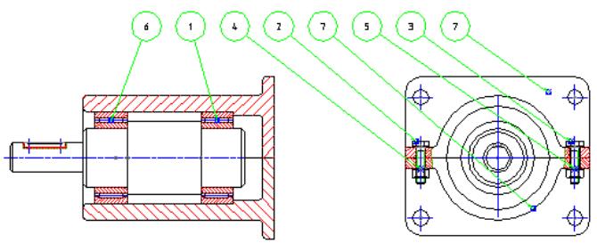 AUTODESK AUTOCAD MECHANICAL 2004 - Pour renumeréroter les repères - 3