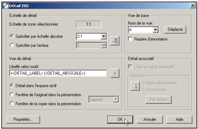 AUTODESK AUTOCAD MECHANICAL 2004 - Pour creer un détaill - 3
