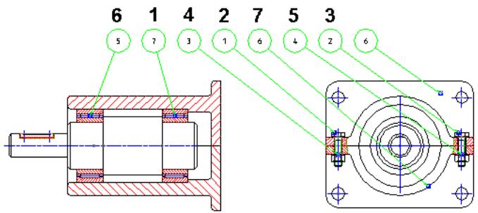 AUTODESK AUTOCAD MECHANICAL 2004 - Pour renumeréroter les repères - 2