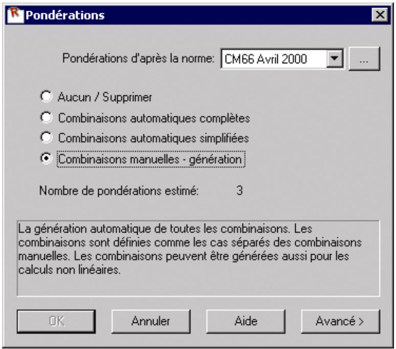 AUTODESK ROBOT STRUCTURAL ANALYSIS 2011 - Pondérations - 1