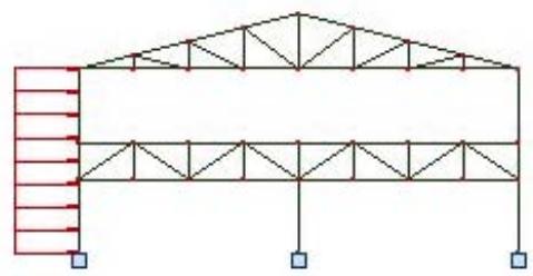 AUTODESK ROBOT STRUCTURAL ANALYSIS 2011 - 10.6.Example de définition des charges roulantes pour une structure plane (portique 2D) - 2