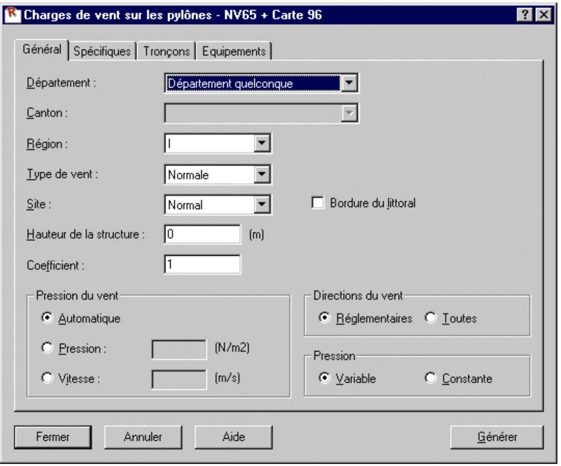 AUTODESK ROBOT STRUCTURAL ANALYSIS 2011 - Charges de vent sur les pylônes - 1