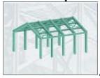 AUTODESK ROBOT STRUCTURAL ANALYSIS 2011 - 10.1.Structure à barres - exemple avec l'utilisation du système de bureaux de Robot - 3