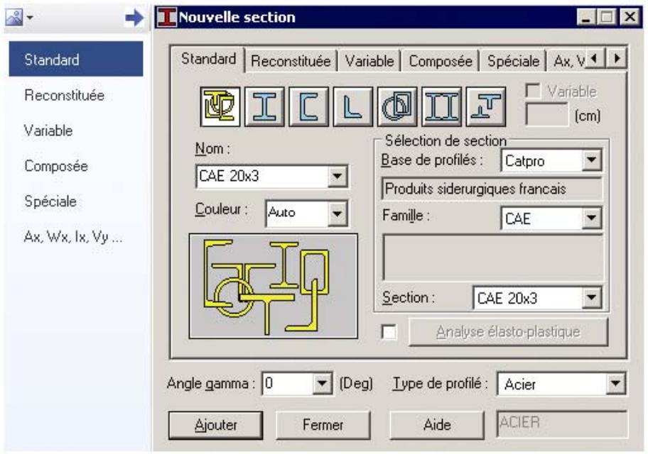 AUTODESK ROBOT STRUCTURAL ANALYSIS 2011 - Nouvelle section - 1