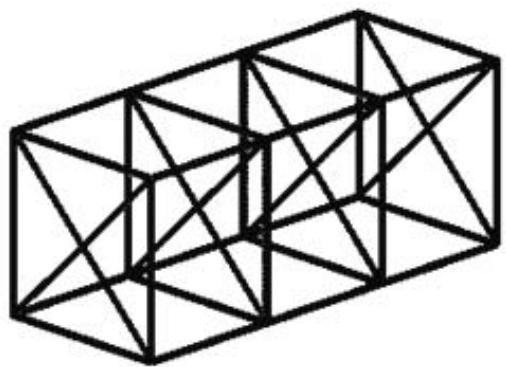AUTODESK ROBOT STRUCTURAL ANALYSIS 2011 - Exemple de modélisation de la structure à barres avec les masses ajoutées - 1
