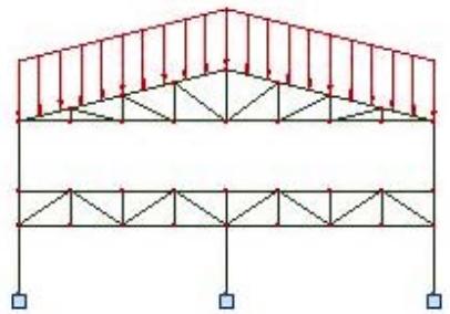 AUTODESK ROBOT STRUCTURAL ANALYSIS 2011 - 10.6.Example de définition des charges roulantes pour une structure plane (portique 2D) - 3